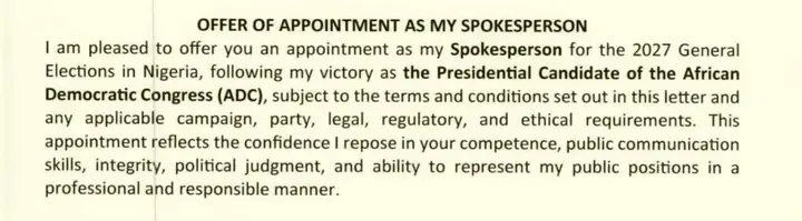 Atiku Abubakar Appoints Actor-Politician Okonkwo as Spokesperson