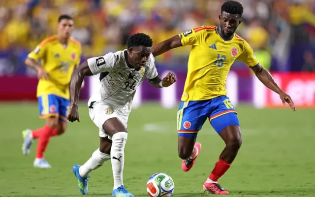 Colombia Beat Ghana 1-0 to Reach FIFA World Cup Last 16