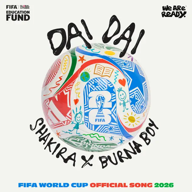 Shakira and Burna Boy’s ‘Dai Dai’ Reclaims Global Shazam No. 1