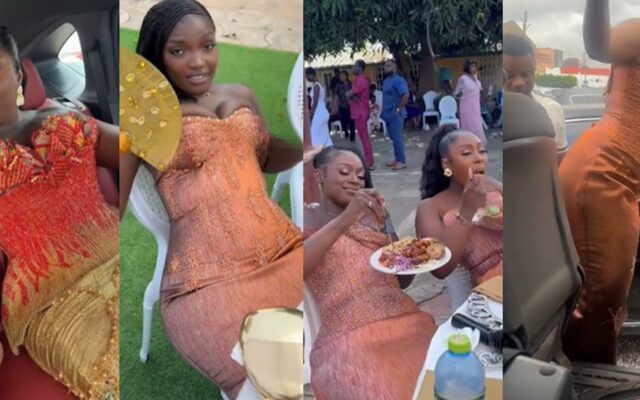 Lady Recounts Funny Struggles in Tight Corset Dress at Wedding