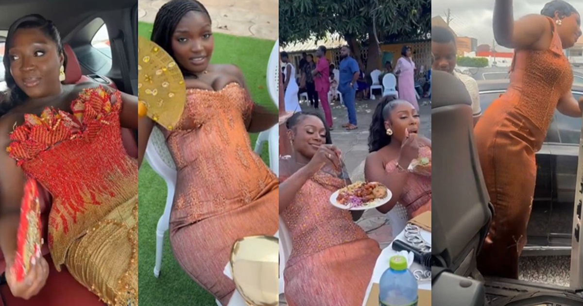 Lady Recounts Funny Struggles in Tight Corset Dress at Wedding