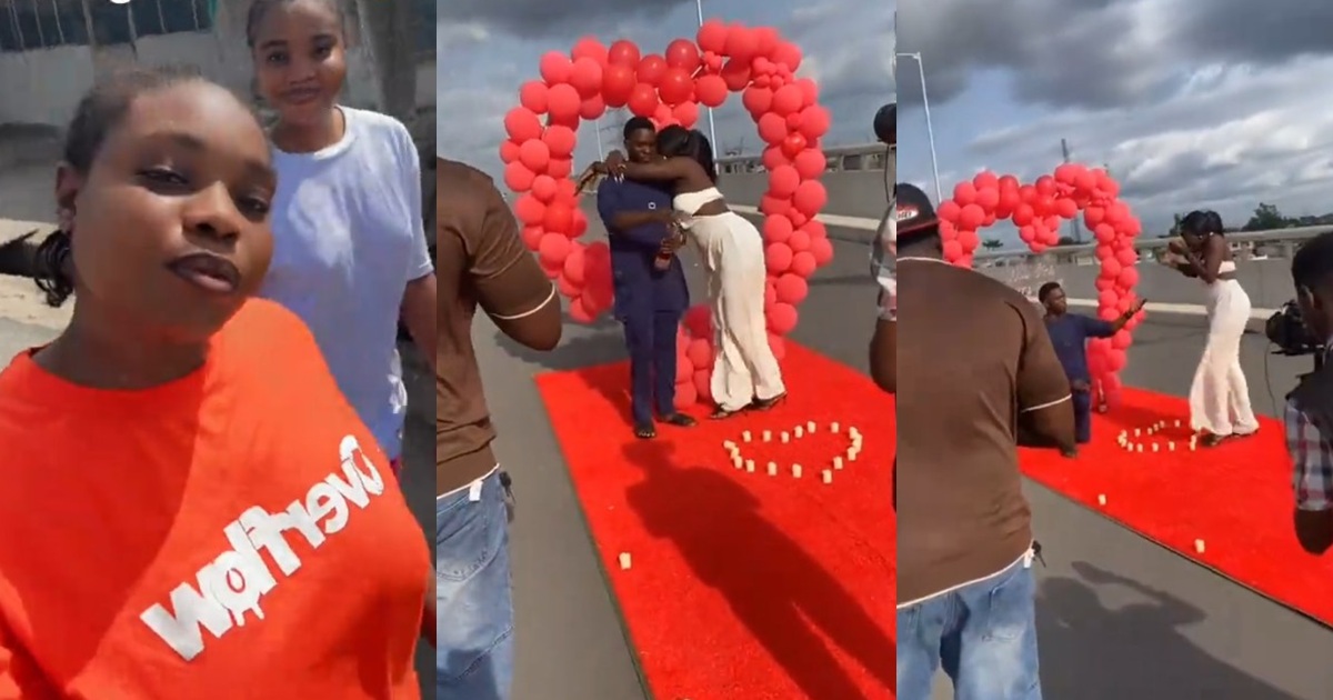Man Proposes to Partner on Warri Bridge in Viral Video