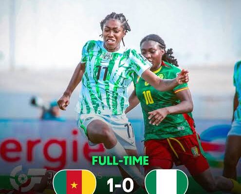 Cameroon Knock Super Falcons Out of WAFCON With 1-0 Win