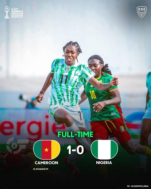 Cameroon Knock Super Falcons Out of WAFCON With 1-0 Win